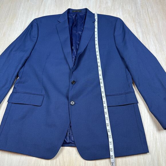 Lauren Ralph Lauren Black Label Two Button Business Office Blazer Jacket 46L - Picture 13 of 14
